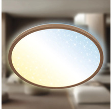 Oval taklampa med stjärnmönster