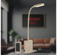 Flexibel skrivbordslampa med strömbrytare och förpackning för självhäftande remsor