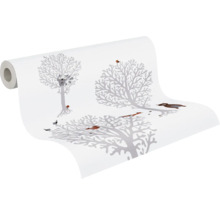 Tapetrulle med skogsdjursmönster