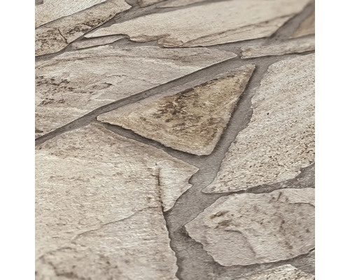 Närbild av en tapet med stenmönster