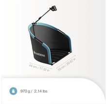 Gardena lövsäckshållare med Gardena logotyp, mått 44 x 53 centimeter, vikt 970 gram