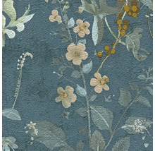 Blommig tapet med blommönster