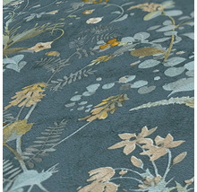 Närbild av en blommönstrad tapet