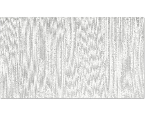 Närbild av en vit tapet med vertikalt ribbmönster