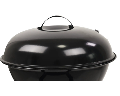 Grill med lock och handtag