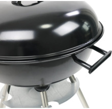 Klotgrill med lock och handtag