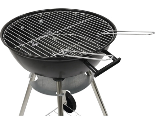 Klotgrill med grillgaller och stativ