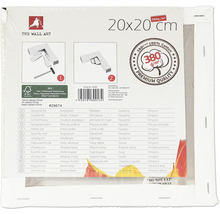 Målarduk 20x20 cm, lämplig för akrylfärger, oljefärger, gouache och tempera