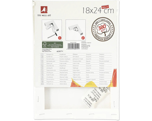 Kilram med måtten 18x24 cm och en vikt på 380 gram per kvadratmeter