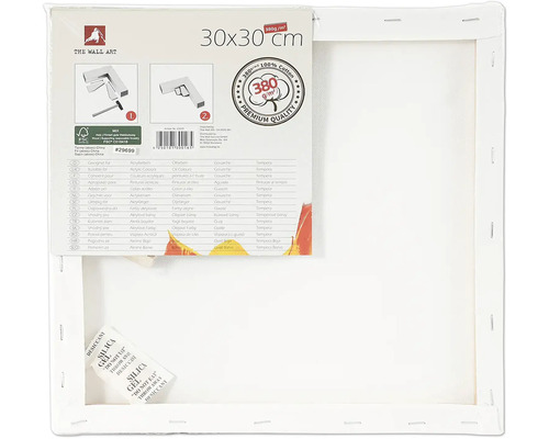 Målarduk, 30x30 cm, med Premium kvalitetsstämpel