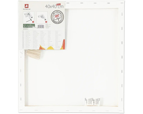 Canvas med måtten 40 gånger 40 centimeter