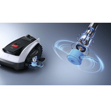 Robotgräsklippare med avbildad motor