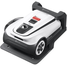 Robotgräsklippare på laddstation