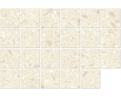 Kakelmosaik av stengods med grov yta