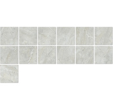 Fyrkantiga plattor med marmorlook för vägg och golv