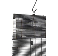 Bamburullgardin med upphängning för fönsterdekoration och solskydd