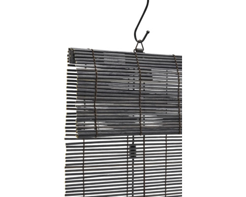 Bamburullgardin med upphängning för fönsterdekoration och solskydd