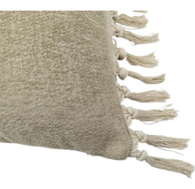 Prydnadskudde med fransar