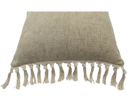 Dekorativ kudde med fransar