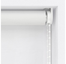 Fönsterrullgardin med kedjedrag i stängt läge