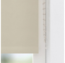 Beige fönsterrullgardin med kedjedrag