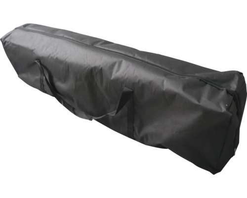 Svart bärväska med dragkedja