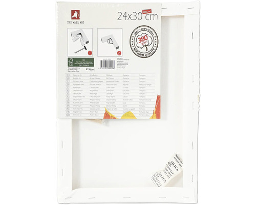 Målarduk med måtten 24 gånger 30 centimeter