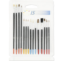 15-delars penselset för konstnärsmaterial