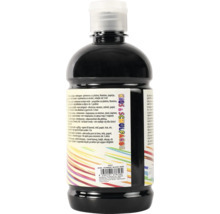 Svart färg för barn att måla på duk, tyg och papper