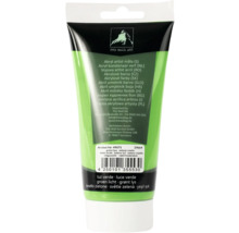 Tub med grön akrylfärg för konstnärer