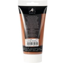 Tub konstnär akrylfärg bränd sienna