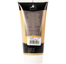 Tub med guld konstnärsakrylfärg