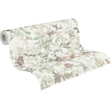 Tapetrulle med växtmönster