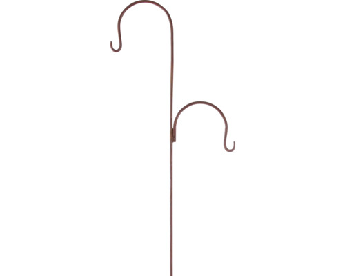 Dubbel växtstöd av metall för trädgården