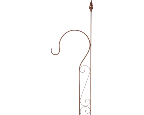 Metallisk växthållare med dekorativa element