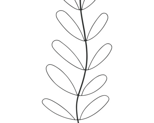 Dekorativ stiliserad växtillustration