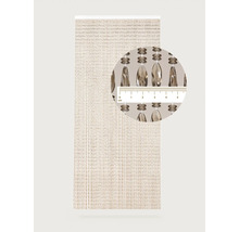 Dekorativ pärlkedja med hängen och måttangivelse