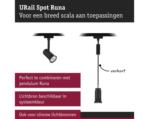 URail Spot Runa för olika användningsområden.