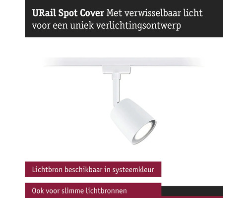 URail Spot Cover med utbytbart ljus för en unik ljusdesign