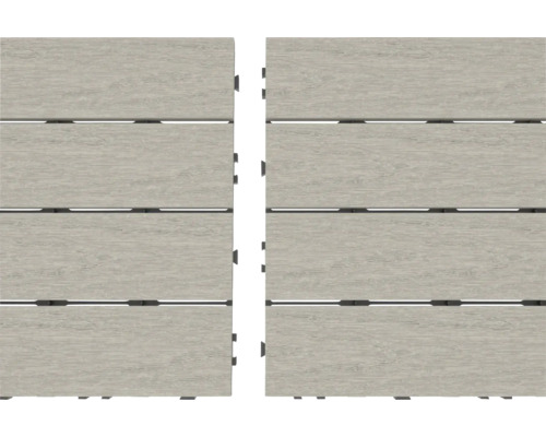Trädäck av träkompositmaterial för utomhusbruk