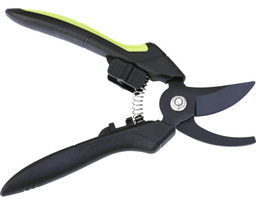 Trädgårdssax med fjäder och lås