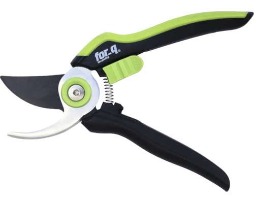 Trädgårdssax med svart handtag och blad