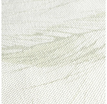 Detaljbild av en ljus matta med mönster