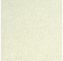 Närbild av en ljus textil tapet med fin struktur