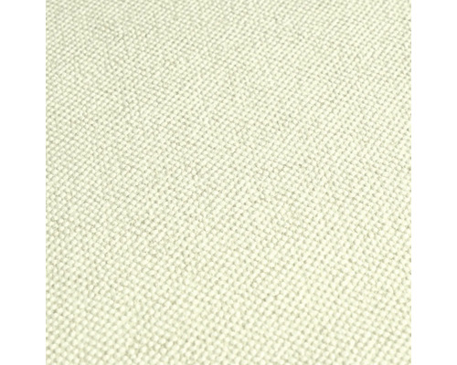 Närbild av en ljus textil tapet med fin struktur