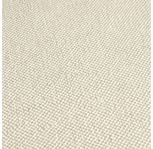 Närbild av en ljus textiltapet med tygstruktur