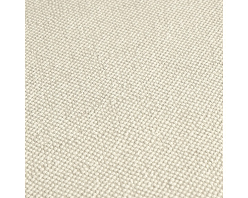 Närbild av en ljus textiltapet med tygstruktur