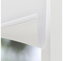 Detalj av en vit fönsterjalusi