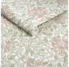 Tapetrulle med blommönster