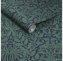 Tapetrulle med eklövs- och ekollonmönster